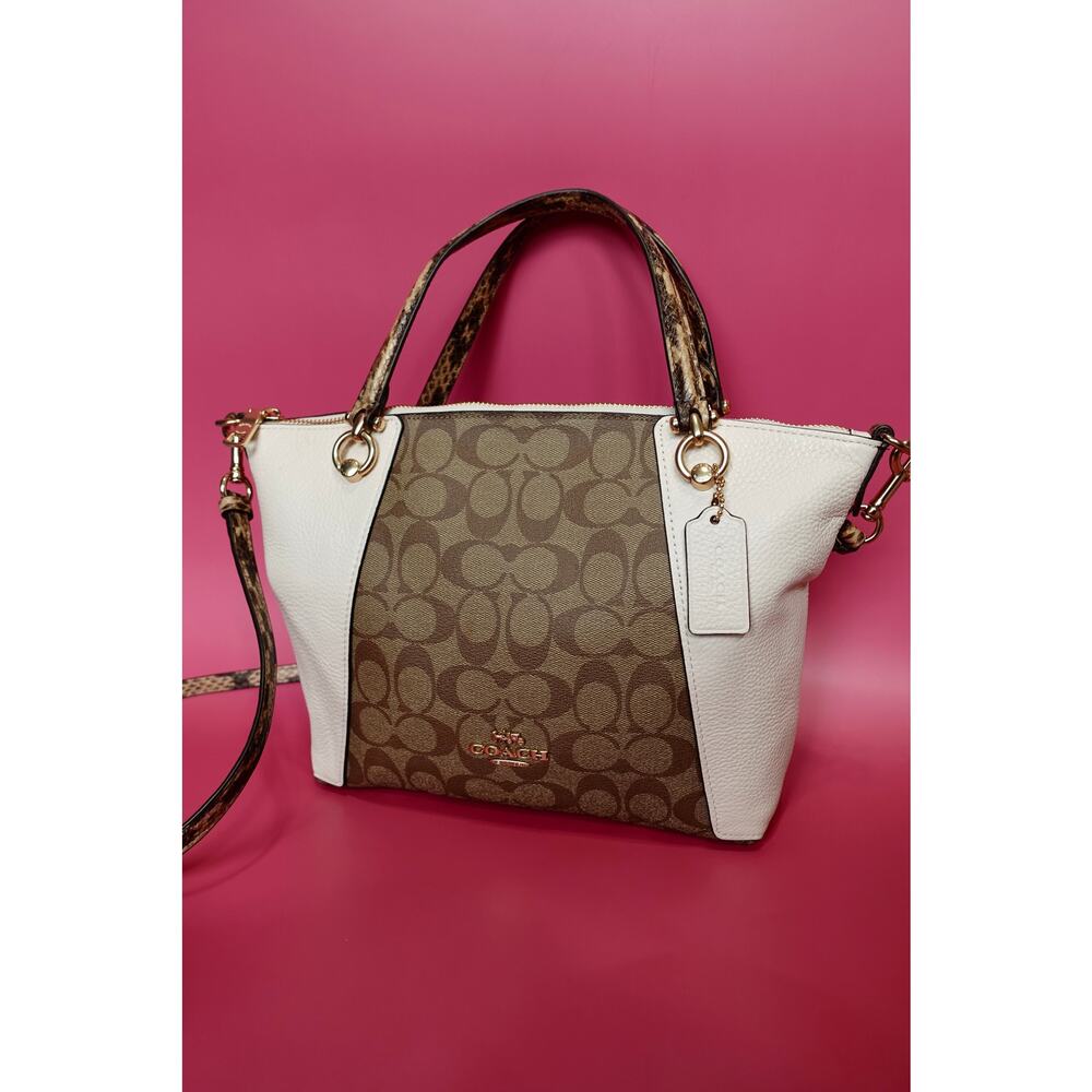 Coach Kacey Snakeskin Tote
